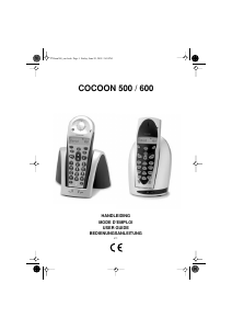 Bruksanvisning Topcom Cocoon 500 Trådlös telefon