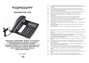 Instrukcja Topcom Deskmaster 4100 Telefon