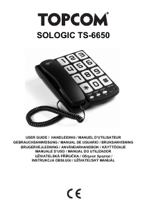 Instrukcja Topcom Sologic TS-6650 Telefon