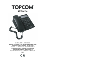 Instrukcja Topcom Axiss 130 Telefon