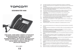 Instrukcja Topcom Deskmaster 4000 Telefon