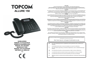 Instrukcja Topcom Allure 150 Telefon