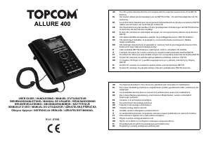 Instrukcja Topcom Allure 400 Telefon