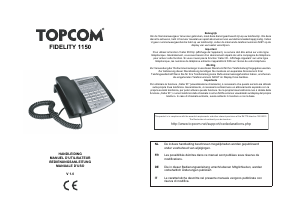 Mode d’emploi Topcom Fidelity 1150 Téléphone