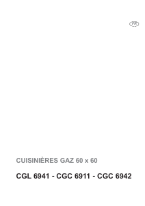 Mode d’emploi Faure CGL6941 Cuisinière