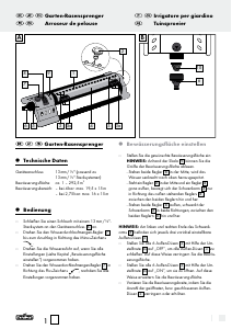 Bedienungsanleitung Florabest IAN 71209 Rasensprenger
