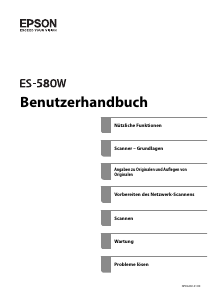 Bedienungsanleitung Epson ES-580W Scanner