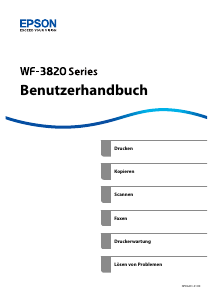 Bedienungsanleitung Epson WF-3820DWF WorkForce Pro Multifunktionsdrucker