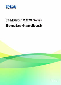 Bedienungsanleitung Epson ET-M3170 EcoTank Multifunktionsdrucker
