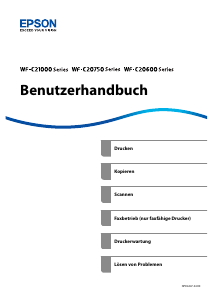 Bedienungsanleitung Epson WF-C20600 D4TW WorkForce Enterprise Multifunktionsdrucker