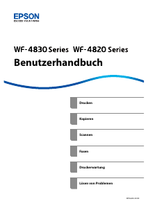 Bedienungsanleitung Epson WF-4820DWF WorkForce Pro Multifunktionsdrucker