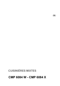 Mode d’emploi Faure CMP6084X Cuisinière