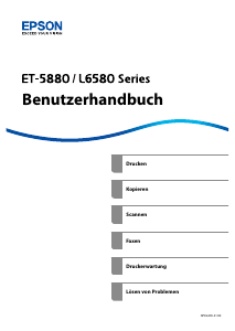 Bedienungsanleitung Epson ET-5880 EcoTank Multifunktionsdrucker