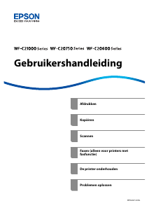 Handleiding Epson WF-C20750 D4TW WorkForce Enterprise Multifunctional printer