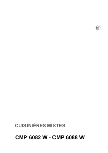 Mode d’emploi Faure CMP6088W Cuisinière