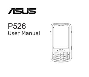 Manual Asus P526 Mobile Phone