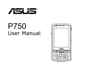 Manual Asus P750 Mobile Phone