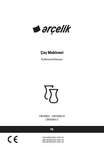 Kullanım kılavuzu Arçelik CM 6964 S Çay makinesi