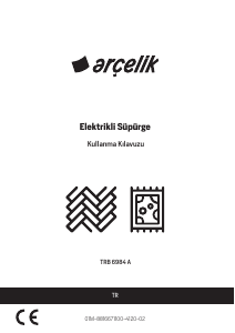 Kullanım kılavuzu Arçelik TRB 6984 Elektrikli süpürge