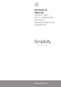 Instrukcja Gorenje IT321SYB Płyta do zabudowy