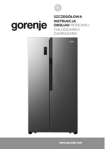 Instrukcja Gorenje NRS918EMB Lodówko-zamrażarka