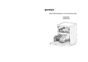 Bedienungsanleitung Gorenje GS62040S Geschirrspüler