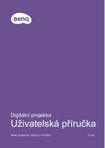 Manuál BenQ W2700i Projektor