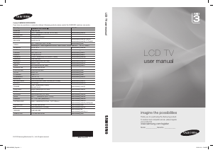 Handleiding Samsung LE19C350D1W LCD televisie