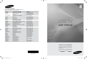 Bedienungsanleitung Samsung LE46A655A1F LCD fernseher