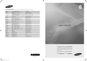 Bedienungsanleitung Samsung LE37A699M1W LCD fernseher