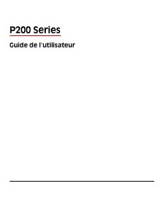 Mode d’emploi Lexmark P250 Imprimante photo