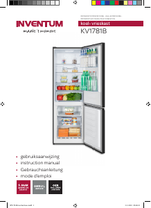 Manual Inventum KV1781B Fridge-Freezer