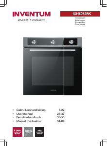 Mode d’emploi Inventum IOH6072RK Four