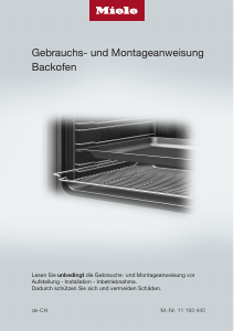 Bedienungsanleitung Miele H 7860-60 BP Backofen
