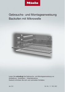 Bedienungsanleitung Miele H 7240-60 BM Backofen