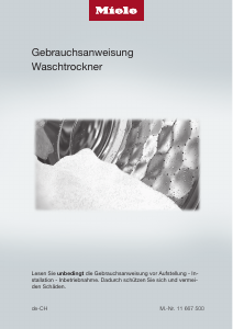 Bedienungsanleitung Miele WTW 800-70 CH Waschtrockner