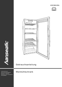Bedienungsanleitung Hanseatic HWC86GCBA Weinklimaschrank
