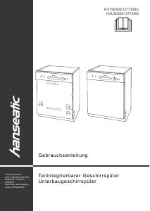 Handleiding Hanseatic HGTI6082E127735BS Vaatwasser