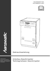 Handleiding Hanseatic HGTI4582D97710DS Vaatwasser