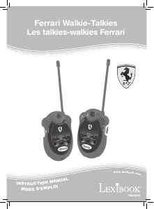 Manual Lexibook TW06FE Walkie-talkie