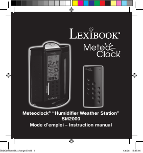 Manuale Lexibook SM2000 Stazione meteorologica