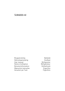 Manual AEG SU86000-6I Frigorífico