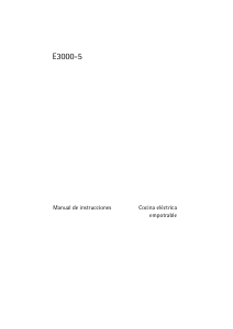 Manual de uso AEG E3000-5-W Cocina
