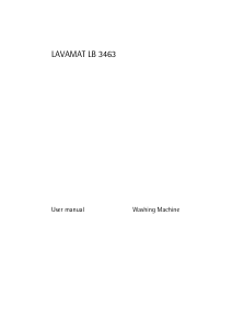 Bruksanvisning AEG LB3463 Tvättmaskin