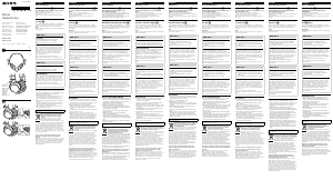 Руководство Sony MDR-ZX300 Наушники