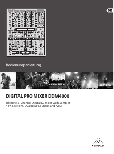 Bedienungsanleitung Behringer Digital Pro Mixer DDM4000 Mischpult