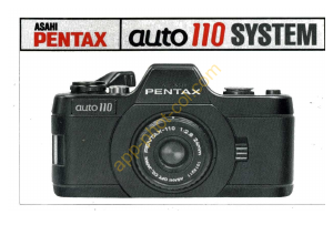 Manual Pentax Auto 110 Camera