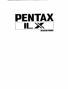 Handleiding Pentax IL X Camera