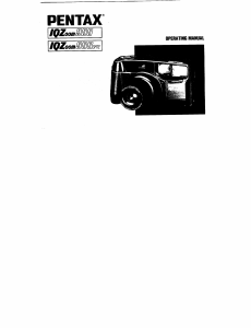 Handleiding Pentax IQZoom 900 Camera