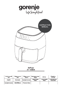 Instrukcja Gorenje AF1409DB Frytkownica